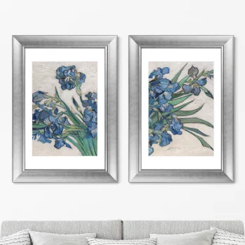 Диптих Irises 51X71 / 51X71 CM