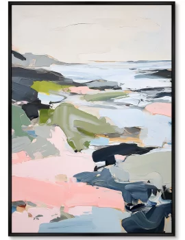 Постер на холсте Sea Bay in Autumn 75X105 CM