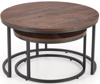 Комплект из двух столиков Java 79X79X47 / 59X59X37 CM