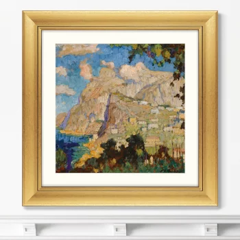 Постер View of Monte Solaro Capri 61X61 CM