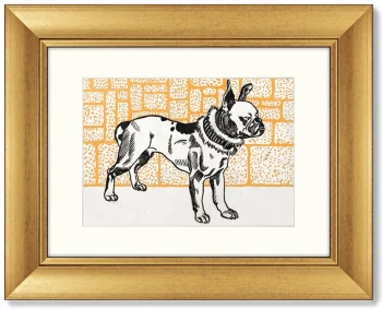 Диптих Greyhound & Pitbull Terrier 51X41 / 51X41 CM