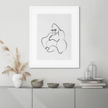 Постер Gorilla 42X52 CM
