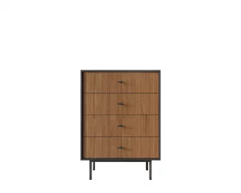 Вертикальный комод с четырьмя ящиками Emerson 80X45X110 CM