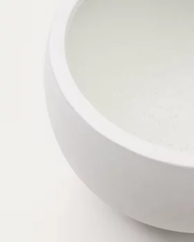 Белое кашпо Grau из цемента Ø 56 CM