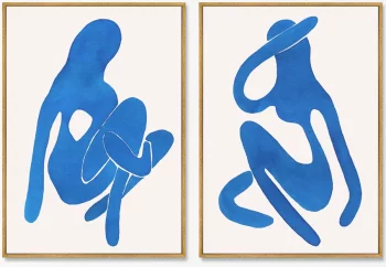 Диптих на холсте Sensual vibrations 75X105 / 75X105 CM