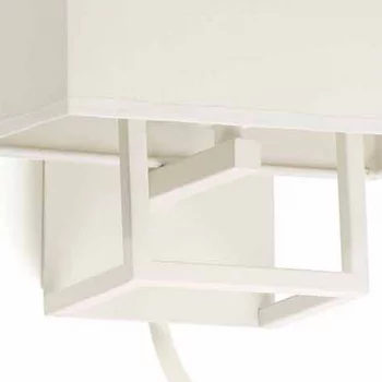 Настенный светильник Vesper с ридером белый 15X22X45 CM