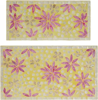 Набор из двух шкатулок Sarait 40X23X14 / 34X17X9 CM