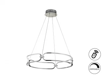 Подвесной светильник Colette LED хром 60X10 CM