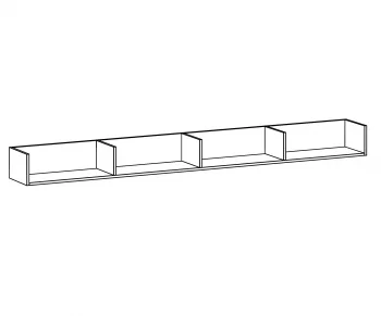 Полка Modus 237.2X27.6X19.3 CM