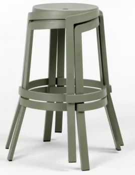 Табурет пластиковый барный Stack 48X48X77 CM