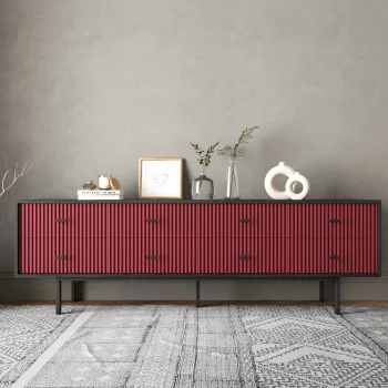 Комод Emerson 190X45X60 CM Red