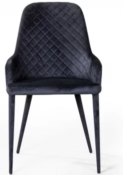 Стул Douglas 50X60X90 CM чёрный