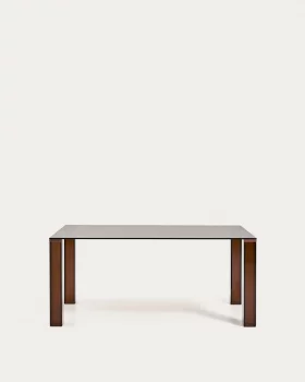 Обеденный стол Adularia из коричневого закаленного стекла 160X90 CM