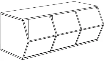 Ящик для игрушек Campi 120X55X45 CM