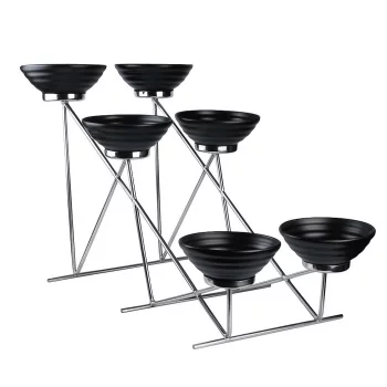 Стойка металлическая для выкладки + шесть салатников,66*37*44 см,  P.L.--Hotelware