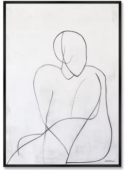 Композиция из двух репродукций картин на холсте Graceful Lines 75X105 / 75X105 CM
