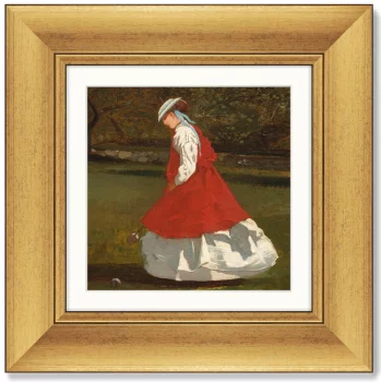 Диптих A Game of Croquet 36X36 / 36X36 CM