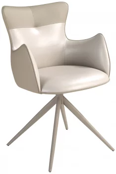 Поворотный стул из экокожи Alfonso 59X63X86 CM