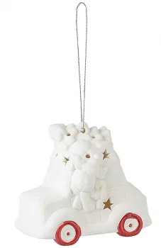 Набор из трёх ёлочных украшений с подсветкой Сlassy Ornaments 9 CM