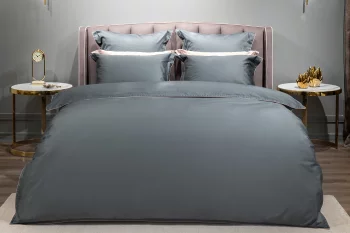 Пододеяльник сатин зеленый 200X220 CM