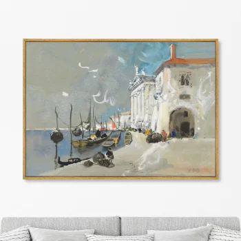 Постер на холсте Fish baskets Chioggia south of Venice 105X75 CM