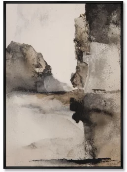 Композиция из двух репродукций картин на холсте The Cliff 75X105 / 75X105 CM