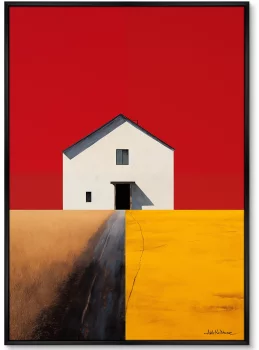 Набор из двух постеров на холсте Fields 75X105 / 75X105 CM