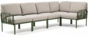 Диван садовый с подушками Komodo 294X154X88 CM