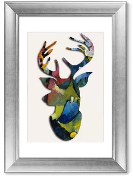 Постер Deer Blue Rider 51X71 CM