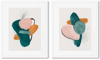 Диптих Playing green 42X52 / 42X52 CM