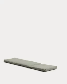 Зеленая подушка для шезлонга из 100% PET 50X175X8 CM