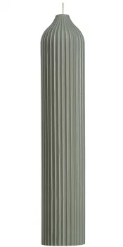 Свеча декоративная Edge 5X5X26 CM цвета шалфея