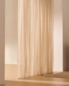 Льняная штора stone grey Nolira 140X270 CM