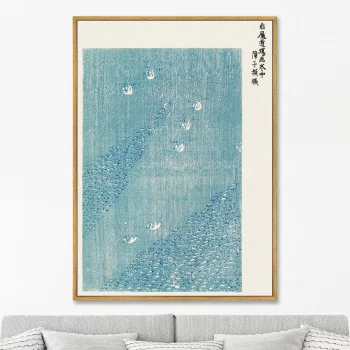 Репродукция картины Yatsuo no tsubaki 75X105 CM