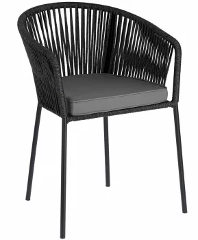 Стул Yanet 56X55X79 CM чёрный