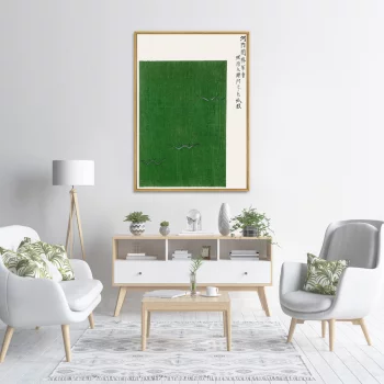 Репродукция картины Seagulls from Yatsuo no tsubaki 75X105 CM