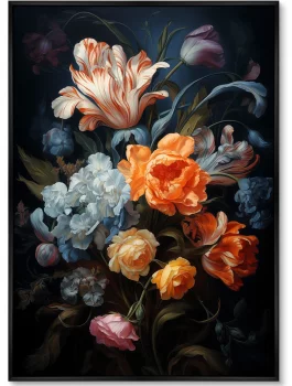 Набор из двух постеров на холсте Ramo de flores 75X105 / 75X105 CM