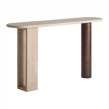 Консольный столик из травертина Clar 160X35X85 CM