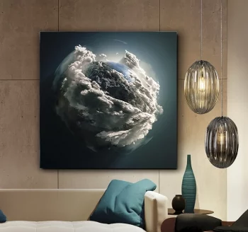 Стеклянный постер Madre Tierra 100X100 CM