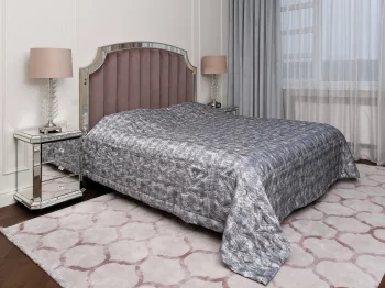 Покрывало HOUSTON синее со стежкой 260X260 CM