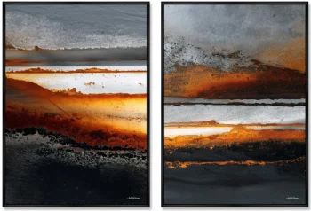 Набор из двух постеров на холсте A storm of Mist 75X105 / 75X105 CM