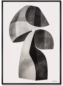 Композиция из двух репродукций картин на холсте Stone Flower 75X105 / 75X105 CM