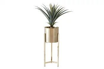 Подставка для цветов золото 25X25X70 CM