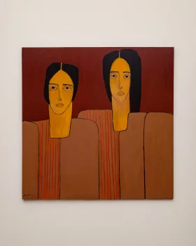 Наблюдательницы Desirée Petrucci 100X100X4 CM