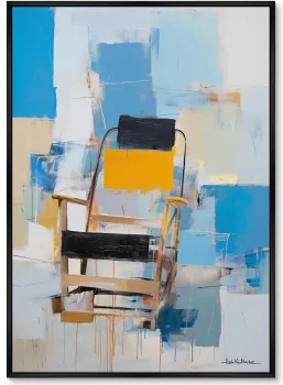 Постер на холсте Chair collection 75X105 CM