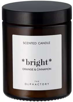 Свеча ароматическая The Olphactory Bright Orange&Cinnamon 30 часов горения