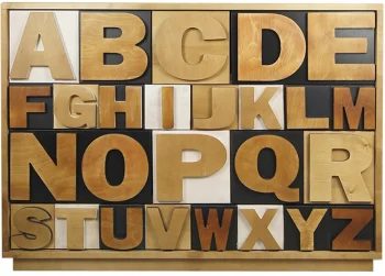 Комод Alphabeto Birch 120X40X85 CM