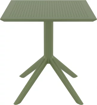 Стол пластиковый Sky 70X70X74 CM зелёный