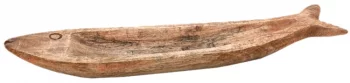 Чаша сервировочная из манго Fish 57X11X6 СМ