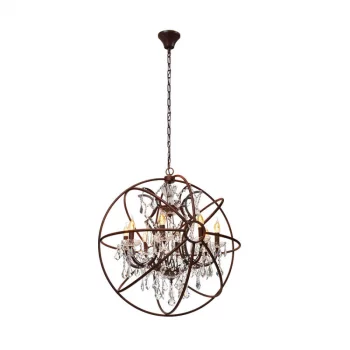 Подвесная люстра Foucaults Orb Crystal 80X80X120 CM